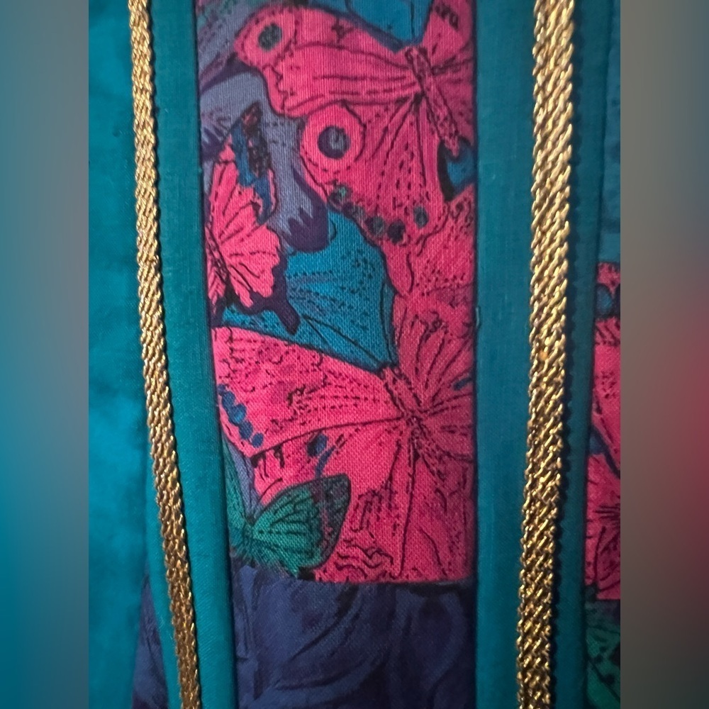 💮 Vibrant Custom Made Ribbon Trim Jacket - Picture 5 of 8